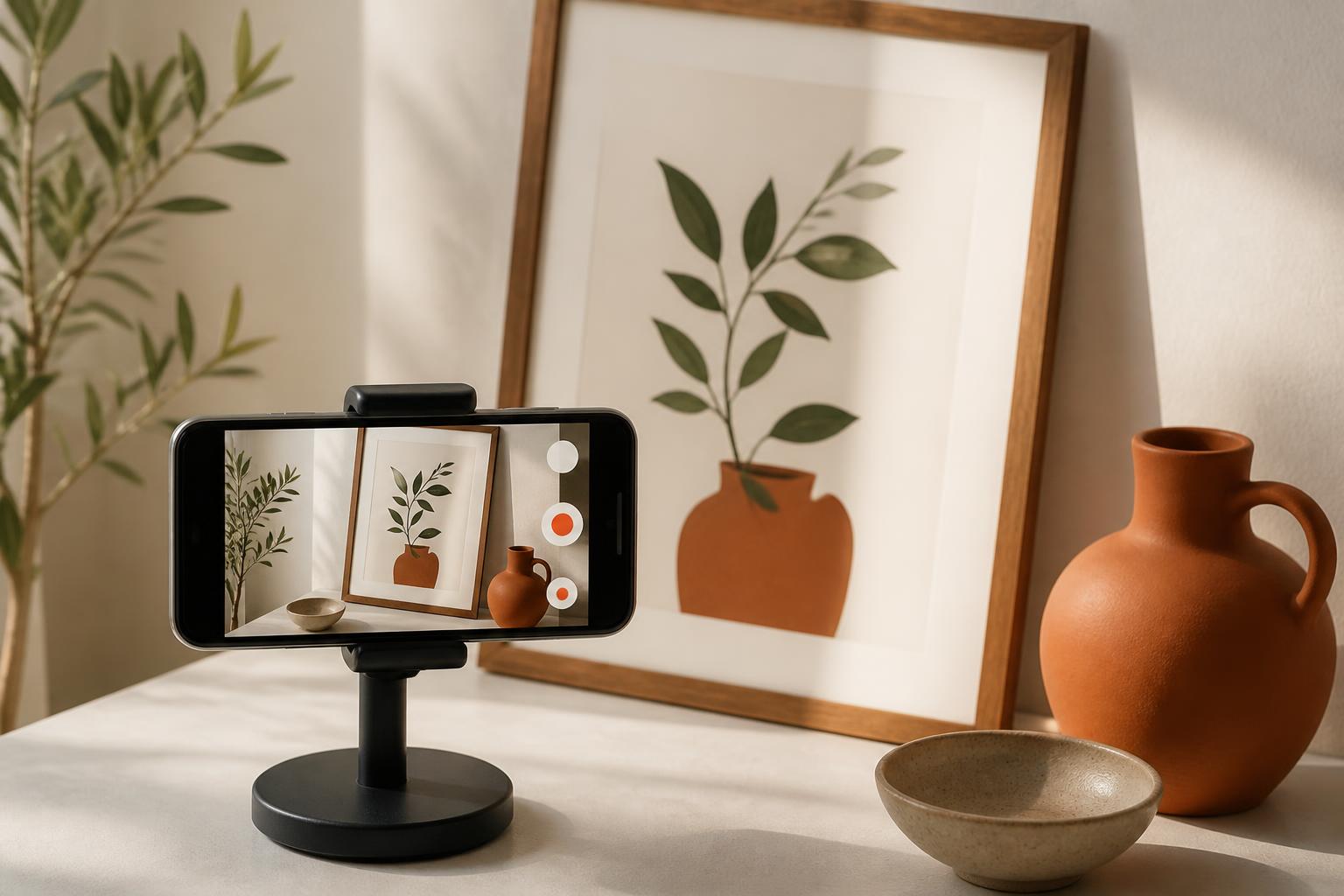 Step-by-step guide to Etsy listing video requirements, the 4 methods for creating one, and why a 10-second loop can meaningfully lift your click-through rate.