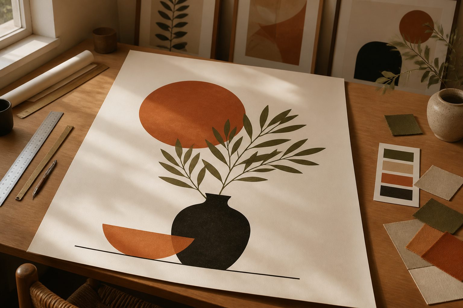 Largest standard US poster size — 7200×10800 pixels at 300 DPI for sharp gallery-quality prints.
