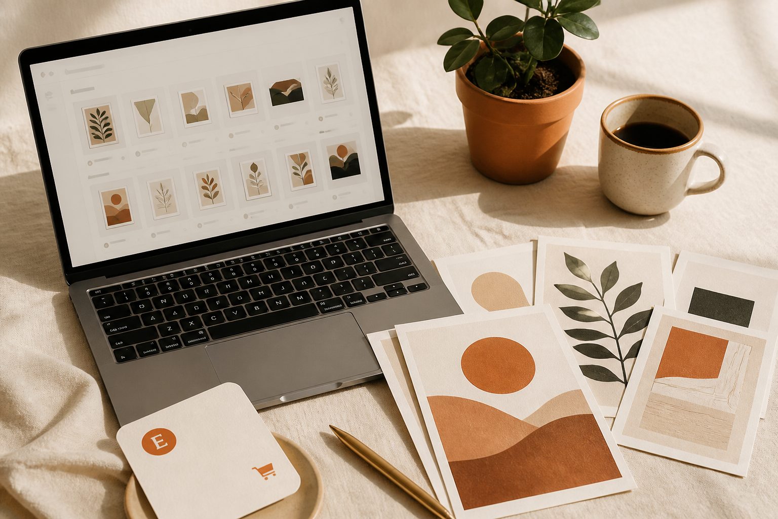 You've outgrown manual file prep in Photoshop. Canva can't handle ratios. Smartmockups went away. Ratio Ready is the production + automation layer for sellers ready to scale: one upload, complete bundle, optional hands-off Etsy publishing.