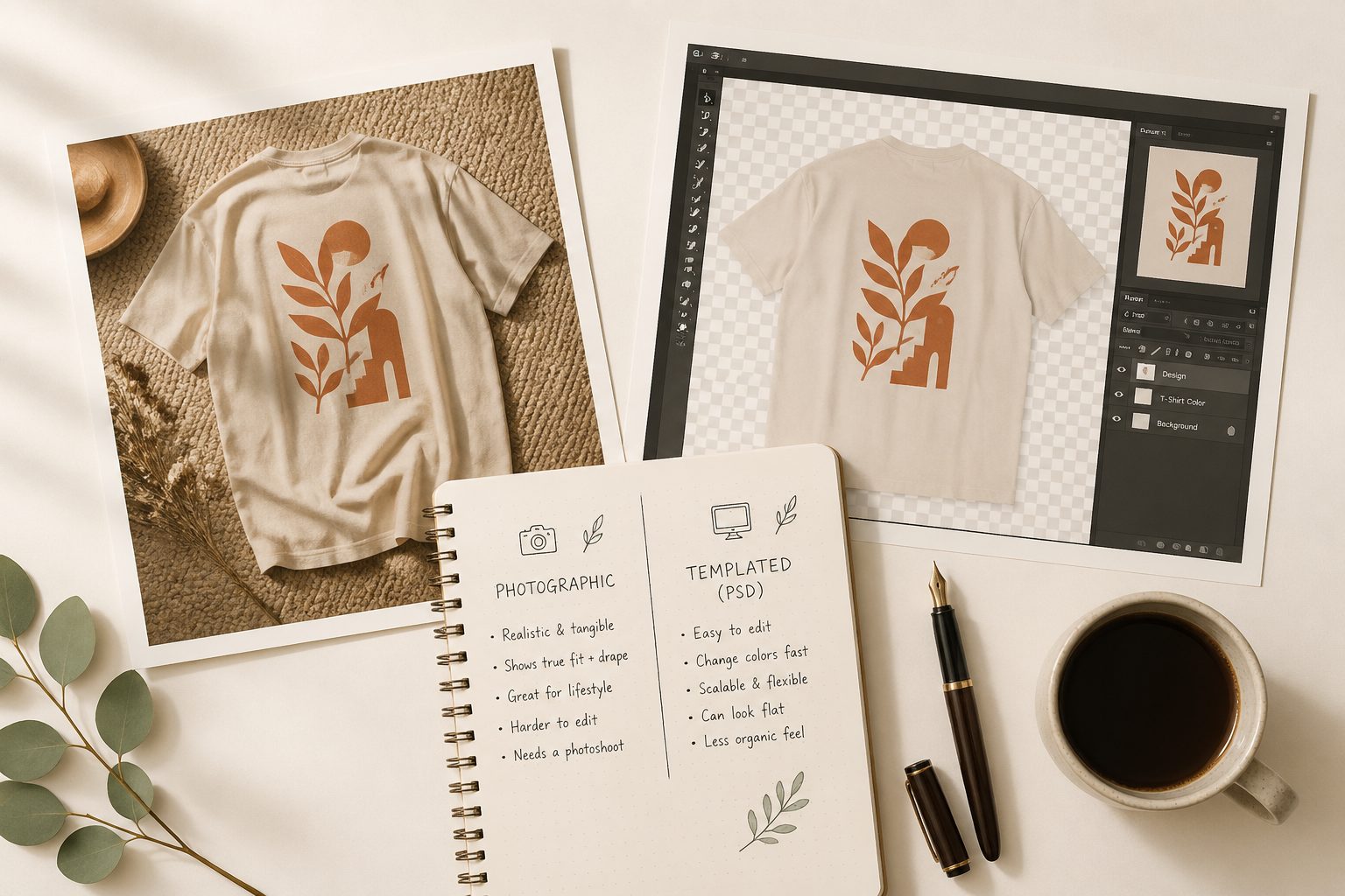 Smartmockups is a browser-based mockup library with 6,000+ templates; Ratio Ready is a batch print-prep tool where mockup generation is one step in a complete workflow. Different problems, different sellers.